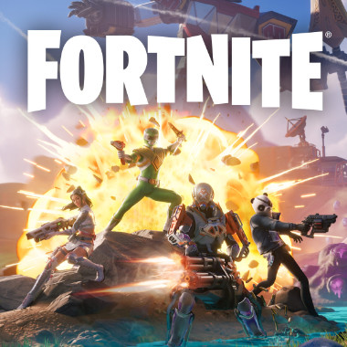 A temporary preview image for Fortnite, simply bearing the golden Warner Brothers shield logo.